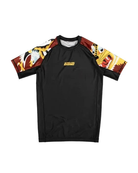 SCRAMBLE Sukajan Short Sleeve Rashguard