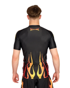 SCRAMBLE 1998 Fire Rashguard – Black