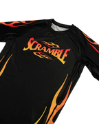 SCRAMBLE 1998 Fire Rashguard – Black