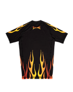 SCRAMBLE 1998 Fire Rashguard – Black