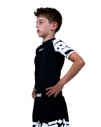 SCRAMBLE Baka Rashguard "KIDS" [Black]