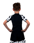 SCRAMBLE Baka Rashguard "KIDS" [Black]