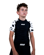 SCRAMBLE Baka Rashguard "KIDS" [Black]