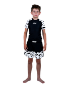 SCRAMBLE Baka Rashguard "KIDS" [Black]