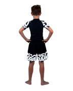 SCRAMBLE Baka Rashguard "KIDS" [Black]