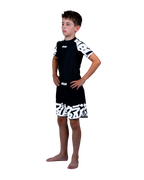 SCRAMBLE Baka Rashguard "KIDS" [Black]