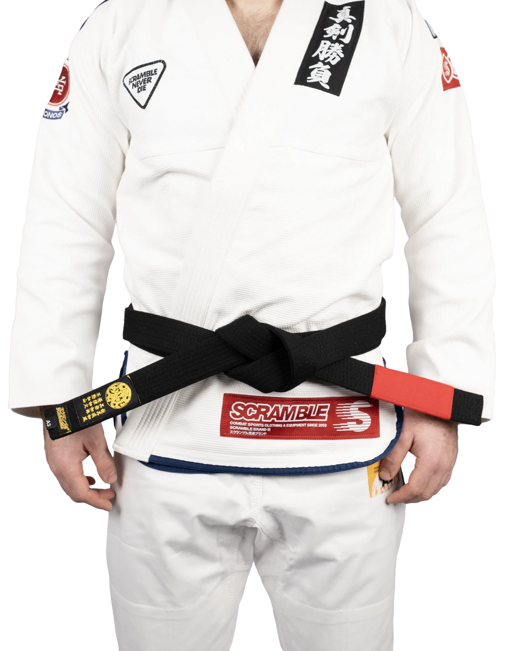 SCRAMBLE ELEMENTAL BJJ BELT – BLACK