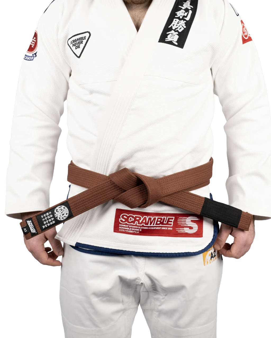 SCRAMBLE ELEMENTAL BJJ BELT – BROWN