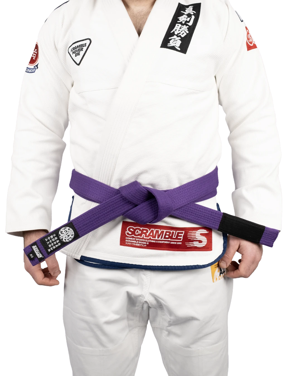 SCRAMBLE ELEMENTAL BJJ BELT – PURPLE