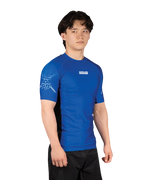 SCRAMBLE Fate Tanto Rashguard – Short Sleeve [Blue]