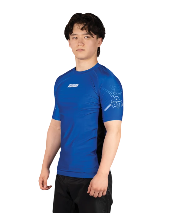 SCRAMBLE Fate Tanto Rashguard – Short Sleeve [Blue]