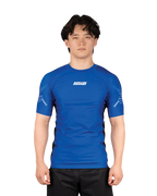 SCRAMBLE Fate Tanto Rashguard – Short Sleeve [Blue]