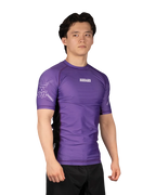 SCRAMBLE Fate Tanto Rashguard – Short Sleeve [Purple]