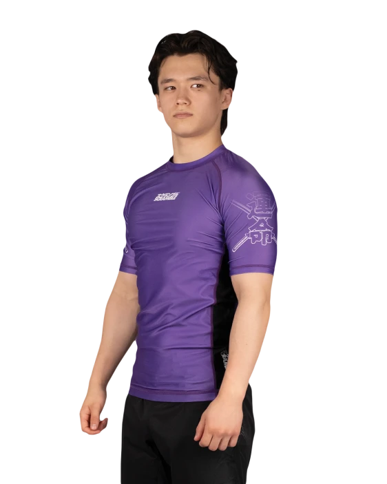 SCRAMBLE Fate Tanto Rashguard – Short Sleeve [Purple]