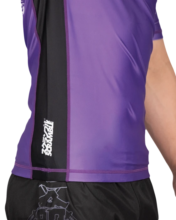 SCRAMBLE Fate Tanto Rashguard – Short Sleeve [Purple]