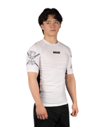 SCRAMBLE Fate Tanto Rashguard – Short Sleeve [White]