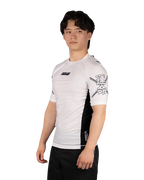 SCRAMBLE Fate Tanto Rashguard – Short Sleeve [White]