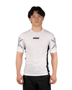 SCRAMBLE Fate Tanto Rashguard – Short Sleeve [White]