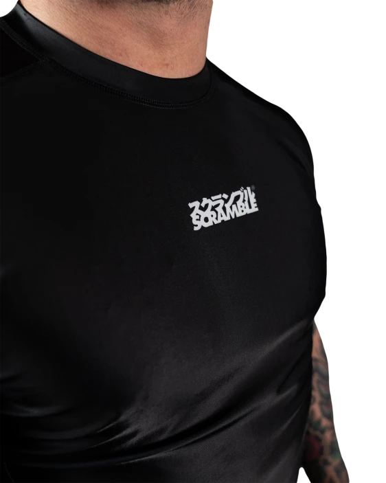 SCRAMBLE Fate Tanto Rashguard – Short Sleeve [Black]
