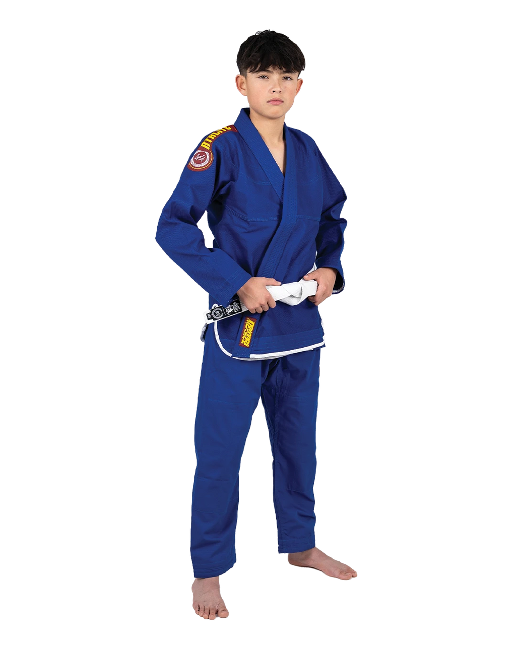 SCRAMBLE "KIDS" ATHLITE V6 BJJ GI [BLUE]