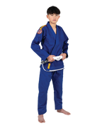 SCRAMBLE "KIDS" ATHLITE V6 BJJ GI [BLUE]