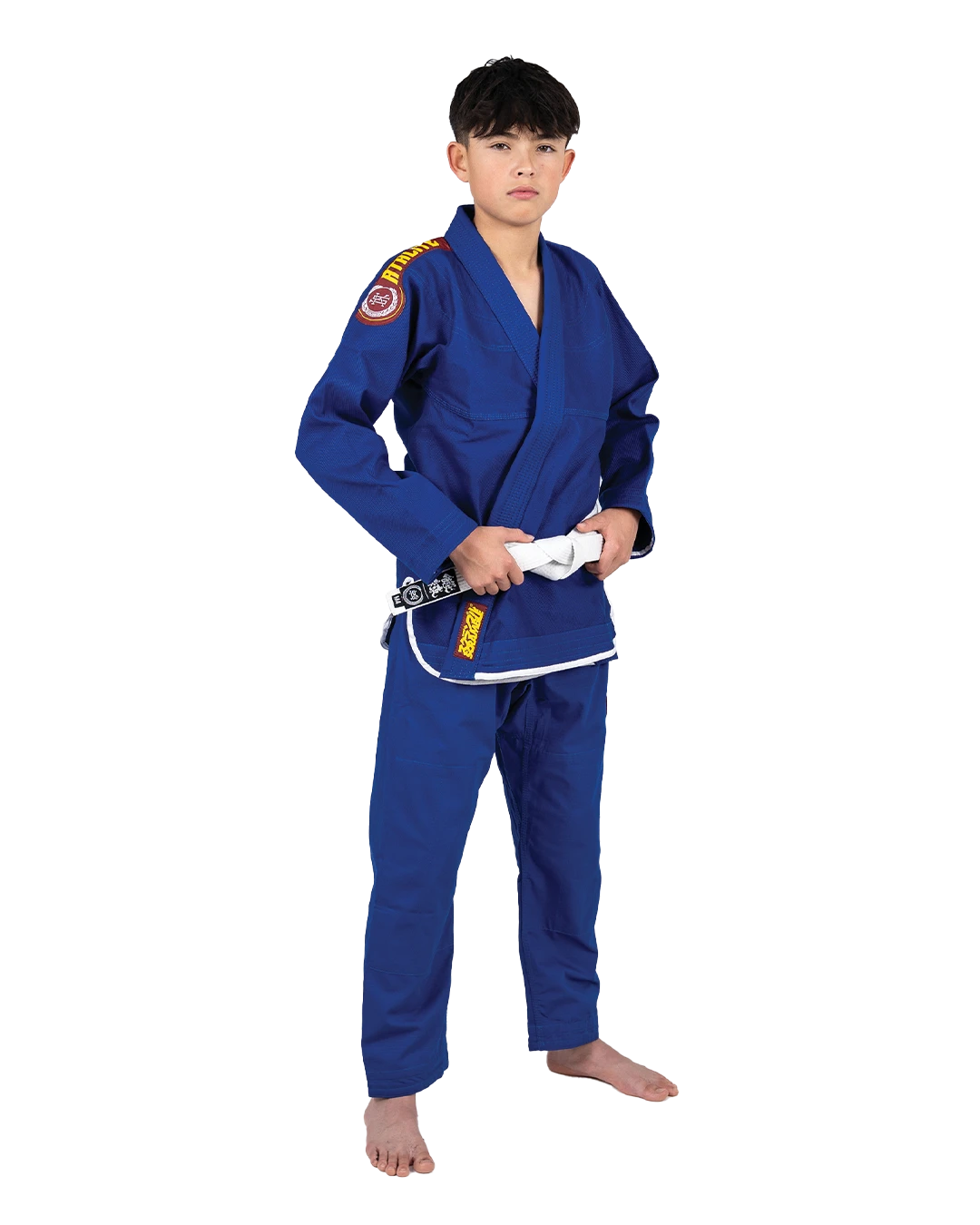 SCRAMBLE "KIDS" ATHLITE V6 BJJ GI [BLUE]