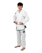 SCRAMBLE "KIDS" ATHLITE V6 BJJ GI [WHITE]