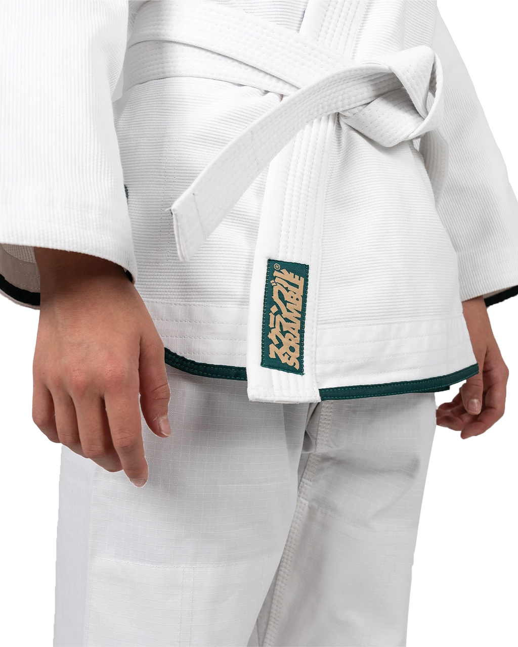 SCRAMBLE "KIDS" ATHLITE V6 BJJ GI [WHITE]