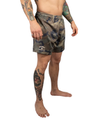 SCRAMBLE Mesh Hybrid Grappling Shorts – Woodland Camo