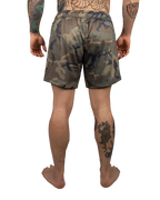 SCRAMBLE Mesh Hybrid Grappling Shorts – Woodland Camo
