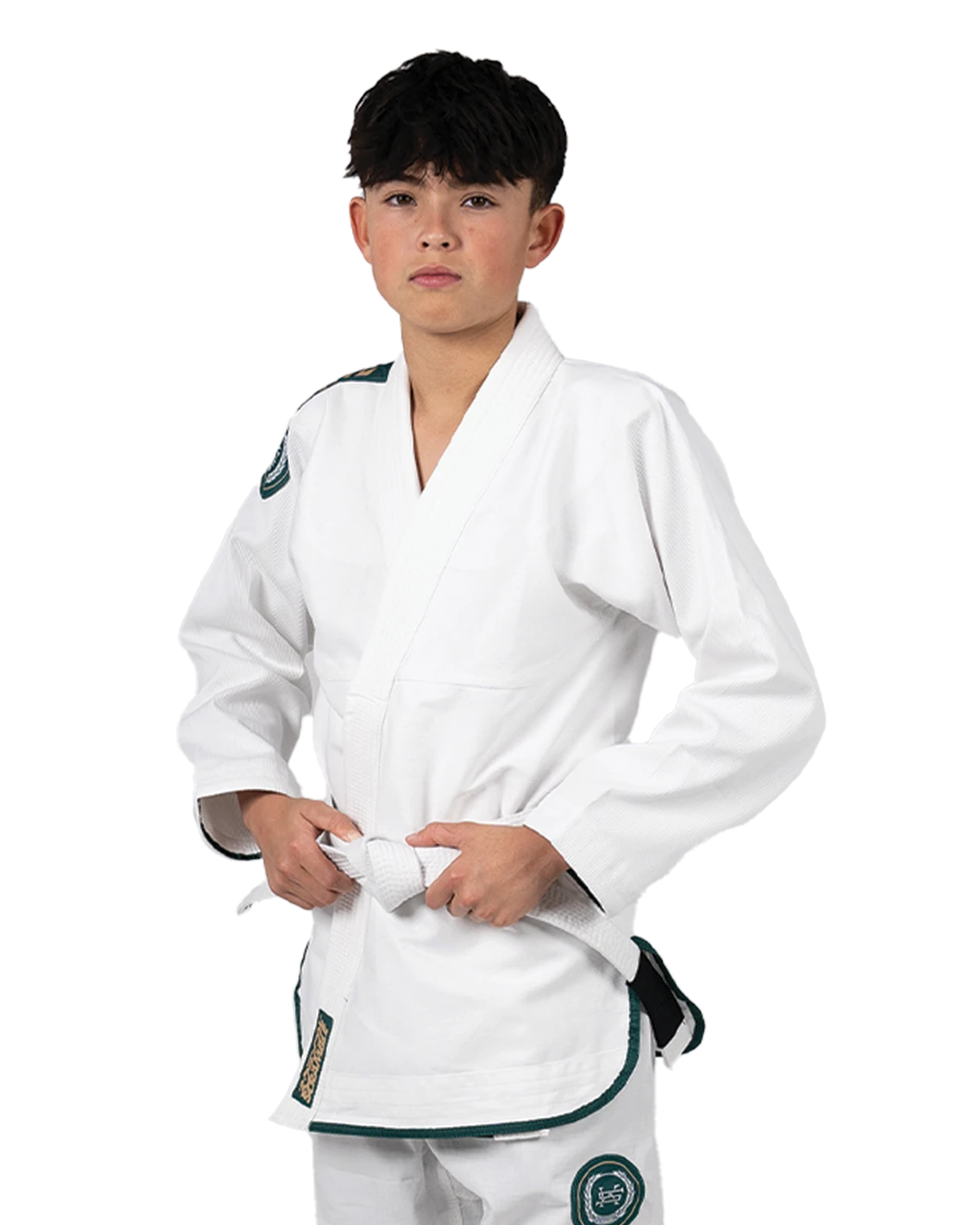 SCRAMBLE "KIDS" ATHLITE V6 BJJ GI [WHITE]
