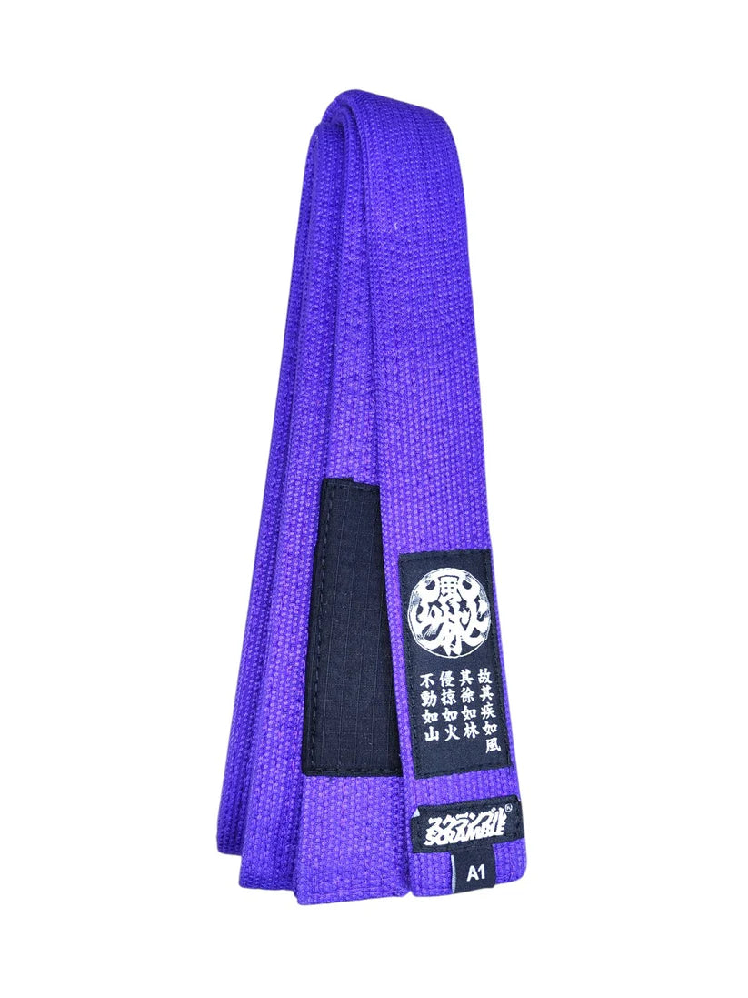 SCRAMBLE ELEMENTAL BJJ BELT – PURPLE